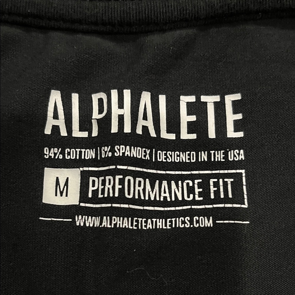 Alphalete Black Performance Tee - image 2